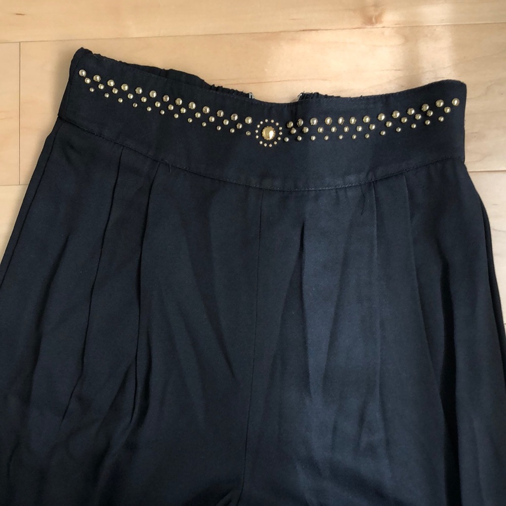 90s Black High Waisted Trousers